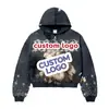 Sudadera Pesada de Marca de Moda Hecha a Medida Exportación Transfronteriza Prendas Superiores Personalizadas con Dibujos y Muestras Fábrica de Prendas Oemodm Muestreo y Procesamiento