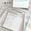 Notas adhesivas expandibles, transparentes y plegables, diseñadas para estudiantes de posgrado, rasgables, con adhesivo, y se pueden usar para marcar y pegar notas en cualquier lugar