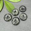 Sencillo Más Vendido 25MM Nuevo Estilo Chino Accesorios para Joyería DIY Accesorios para Pulseras Piedra Natural Amatista Hebilla de Paz Tejida