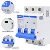 CHNT CHNT 3P50A3P63A interruptor de aire trifásico de tres hilos de tres polos de apertura al aire interruptor miniatura de circuito NXB-63