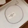 Collar de Ojo de Tigre Mismo Estilo que Hanluo~Zhao Lusi Lujo Accesible Cadena de Suéter Retro de Gama Alta Collar Elegante de Moda para Mujeres