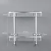 Estante de Baño de Aluminio Espacial Sin Taladro Triángulo Montado en Pared para Inodoro Gran Capacidad de Carga Montado en Pared para Colocar Gel de Ducha