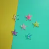 Populares Pegatinas de Estrella de Mar Transparentes 2.0 con Pegamento Crema para Ropa Infantil de Bricolaje, Pinzas para el Cabello, Crocs, Bolsos y Cajas de Almacenamiento