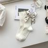 Calcetines Miu Estilo Ballet Hasta la Pantorrilla Primavera y Verano Delgados Estilo JK Versátiles Estilo Universitario Calcetín para Mujer Zhuji Hosiery