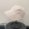 Novo Chapéu de Pescador Patchwork Listrado para Mulheres, Estilo Coreano, Versão Fina de Verão, Proteção Solar, Aba Larga, Emagrecimento Facial, Proteção Solar, Tendência