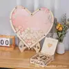 Nuevos Adornos Artesanales de Madera Boda Decoración Lugar de Boda Adornos de Madera Letrero de Amor Mesa de Registro Venta al por Mayor