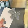 Presilha de Cabelo de Cristal de Luxo Leve de Alta Qualidade para Cachorros Pequenos, Presilha Lateral Delicada e Doce, Nova Presilha Bico de Pato para Franja Estilo Coreano, Versátil