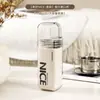 Vaso de enjuague bucal para viaje estilo japonés, tres en uno, estilo de lujo ligero, soporte portátil para cepillo de dientes y vaso, adecuado para viajes de negocios y viajes