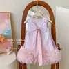 Vestido de Verano Blue Town 2026 Nuevo Diseño Vestido de Princesa para Niña Vestido de Lentejuelas para Niños Vestido sin Mangas