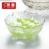 Hogar creativo nuevo vajilla japonesa irregular tazón para helado fruta postre fideos instantáneos ensalada tazón de cristal