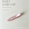 Pinzas para el pelo básicas estilo coreano, pinzas para flequillo lateral, pinzas de cocodrilo sin costuras de colores dopamina, accesorios para el pelo primavera-verano para niñas