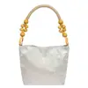 Nova Bolsa Bordada com Miçangas Novo Estilo Chinês para Mulheres 2025 Moda Tendência Bolsa de Axila Bordada Bolsa Transversal com Corrente Estilo Estrangeiro