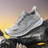 Zapatos de verano para hombre con superficie de malla, transpirables, cómodos, amortiguadores, suela blanda, zapatillas deportivas HK-9, zapatos casuales para viajar, zapatillas para correr para parejas, zapatos para mujer