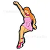 Hebilla de Zapato Barbie Zuecos Barbie Rosas Flor de Zapato Pegamento Suave de PVC Hebilla Decorativa Accesorios de Bricolaje Exclusivos de Amazon