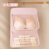 Bolsa de pendurar para armazenamento de roupas íntimas e meias, item essencial para dormitório, bolsa de rede para pendurar meias, organizador de guarda-roupa mágico de pendurar, rosa