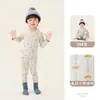 Nuevo Conjunto de Ropa Interior Térmica para Bebé Otoño/Invierno Conjunto de Ropa de Casa para Niños Algodón Puro Clase A Ropa Interior para Niños y Niñas Conjunto para Bebé Algodón
