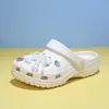 Sandalias Crocs Clásicas de Estrella con Perlas y Pedrería para Mujer Chanclas de Exterior para Mujer Zapatos de Playa Crocs para el Hogar Mujer