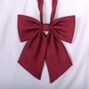 Corbata de moño jk japonesa Uniforme de estudiante Camisa de cuello pequeño Flor Estilo universitario Traje de marinero Lazo Combinable Rojo Azul