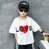 Conjunto de Verano para Niños de Manga Corta y Pantalón Largo 2026 Nuevo Elegante de Moda Ropa de Bebé Conjunto Deportivo de Dos Piezas para Niños de Moda