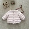 Otoño/Invierno 2026 Nuevo Chaleco Ligero de Plumas para Niñas Bebé Infantil 90 Chaqueta de Plumón de Pato Blanco Ropa de Abrigo para Bebé Chaqueta de Plumón