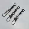 Yunjia Equipo de Pesca Giratorio en Forma de Barril + Broche Tipo B Giratorio en Forma de Barril + Conector con Broche Tipo A Anilla en Forma de 8 Accesorios Pequeños
