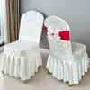 Funda de Silla para Banquete de Boda al por Mayor Funda Universal para Silla de Hotel Cubierta para Silla de Restaurante Establecimiento de Catering Funda Protectora para Asiento