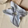 Anillo de Pelo para Intestino Grueso de Dama Suave Cuerda para el Cabello Cuadrada de Color Sólido Fresca Flor Cuerda para Cola de Caballo Tendón de Goma Cuerda para la Cabeza Flor para la Cabeza Estilo Nuevo