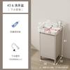 Combinación de Gabinete de Baño Lavabo Lavabo de Baño Balcón Lavabo Integrado Nuevo Aluminio Espacial de Pie