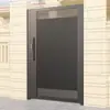 Portão de ferro forjado para pátio, em liga de alumínio, para uso externo em residências, com abertura simples ou dupla, portão de entrada antirroubo para corredores, portão pequeno.