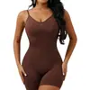 Modelador feminino estilo europeu e americano, body sexy sem costas, roupa íntima modeladora e redutora plus size