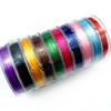 Mini anillo pequeño, línea elástica, pulsera de cristal de colores, hilo de cuentas, línea elástica, pulsera resistente al desgaste, banda de goma Wenwan, cuerda