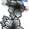 Nuevos lentejuelas de flor encaje encaje vestido de novia falda puño decoración accesorios de ropa 14.5CM de ancho