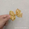 Presilha de Cabelo Retrô Doce Infantil para Menininha Tecido Borda de Laço Gengibre Presilha de Bico de Pato Presilha para Franja Flor