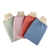 Toalla de Baño Exfoliante Engrosada, Paño de Baño Eliminador de Suciedad, Guantes para Frotar la Espalda, Guantes Domésticos para Frotar la Espalda, Guantes de Baño Engrosados y Ampliados de Doble Cara