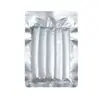 Bolsa de papel de aluminio para embalaje Hualiang, bolsa de embalaje plana y lisa, bolsa de plástico, bolsa de máscara de sellado de tres lados de aluminio puro, se puede imprimir