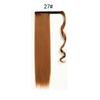 [punto segundo pelo] cabello largo liso gancho y bucle cola de caballo mate extensión de cabello de fibra química peluca Cola de Caballo Recta