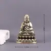 Latón Amitabha Buda Ocho Guardianes Zodiac Cerdo Zodiac Perro Buda de Nacimiento Decoración Retro para el Hogar Artesanías Adornos