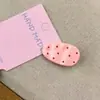 Pinza para el pelo de lunares con lazo estilo Ins, dulce y genial, para flequillo lateral de mujer, pinza de pico de pato, accesorio para el cabello, Pinza para el pelo Roja Ancora