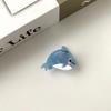 Clip mini de acetato de caballito de mar nuevo transfronterizo pasador de pulpo pequeño accesorios para el cabello de estrella de mar de dibujos animados ballena azul pasador lindo