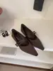 Zapatos de Mujer Chuyuji de Suela Blanda Puntiagudos 2026 Otoño Nuevo Diseño de Nicho Mary Janes Bajos