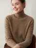 Suéter de Cachemir con Cuello de Pico Estilo Elegante para Mujer, Jersey de Manga Larga Adelgazante, Suéter de Cachemir Tejido Base para Venta al por Mayor