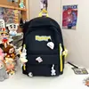 Mochila Escolar Fresca de Alto Valor Estilo Coreano para Estudiantes de Secundaria y Preparatoria, Nueva Mochila Versátil Ligera Simple de Gran Capacidad