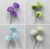 Flores Artificiais para Casamento, Decoração de Fundo para Salão de Casamento, Flores de Carpa Dragão, Flores Artificiais, Decorações para Sala de Estar, Decorações Festivas de Casamento, Festivo