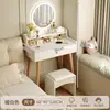 Tocador Pequeño de 60 cm para Dormitorio, Moderno y Sencillo, Nuevo Modelo 2026, Tocador de Maquillaje Mini para Apartamentos Pequeños, Diseño Sencillo