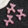 Colgante Acrílico Galvanoplastia UV Colorido Macaron Agujero para Colgar Perro Globo DIY Llavero Colgante Accesorios de Joyería
