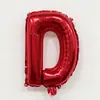 Globos de Papel de Aluminio con Letras y Números Rojos de 16 pulgadas Decoración para Primer Cumpleaños Boda Globos de Papel de Aluminio Venta al por Mayor