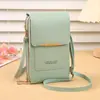 Bolsa de Celular com Tela Sensível ao Toque para Mulheres, Bolsa Transversal Pequena Popular de 2025 para Levar um Celular, Carteira da Moda, Estilo Vertical