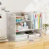 Estante de Almacenamiento de Escritorio Pequeño Simple Estante de Almacenamiento para Escritorio Pequeño Estantería Pequeña para Escritorio Estantería para Libros para el Hogar Nuevo Estilo Popular 2025