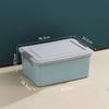 Caja de Almacenamiento Plástico Caja de Almacenamiento de Ropa Plástico Dormitorio Estudiantil Grande Hogar Caja de Almacenamiento de Ropa con Rueda