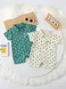 Ropa para Bebé, Estilo Delgado de Verano, Mameluco Completo para Recién Nacido, Mes Completo, Cien Días, Caballero, Traje para Gatear al Aire Libre, Nuevo Estilo de Verano